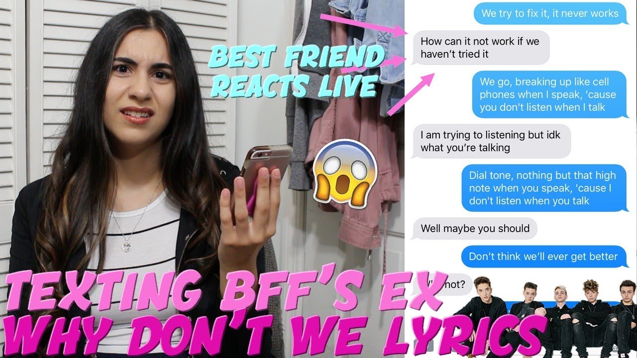 TEXTING MY BEST FRIEND'S EX 