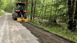 Changing Implements & Grading the Road