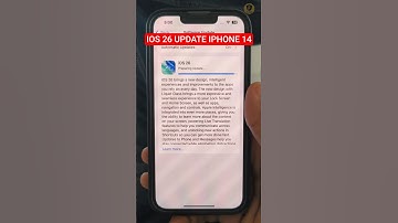 IOS 26 UPDATE IPHONE 14 #ios26 #newupdate #iphone