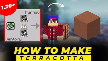 How To Make Terracotta In Minecraft 1.20 (2023) | How To Craft Charcoal In Minecraft