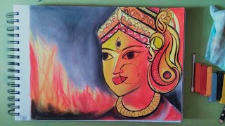 Maa Durga Drawing 🙏 | Navratri special | screenshot 5