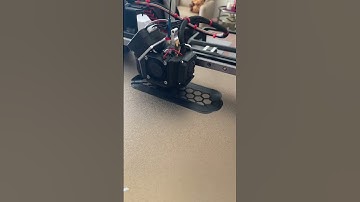 Printing Voron 0.2 rear skirt on an Ender 3 at 100/mms with no enclosure￼