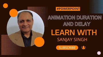 Animation Duration and Delay | MS POWERPOINT | CH 14