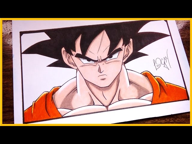 Com este tutorial você irá aprender a Como Desenhar o Goku de Dragon  Ball.Um tutorial didático com pas…