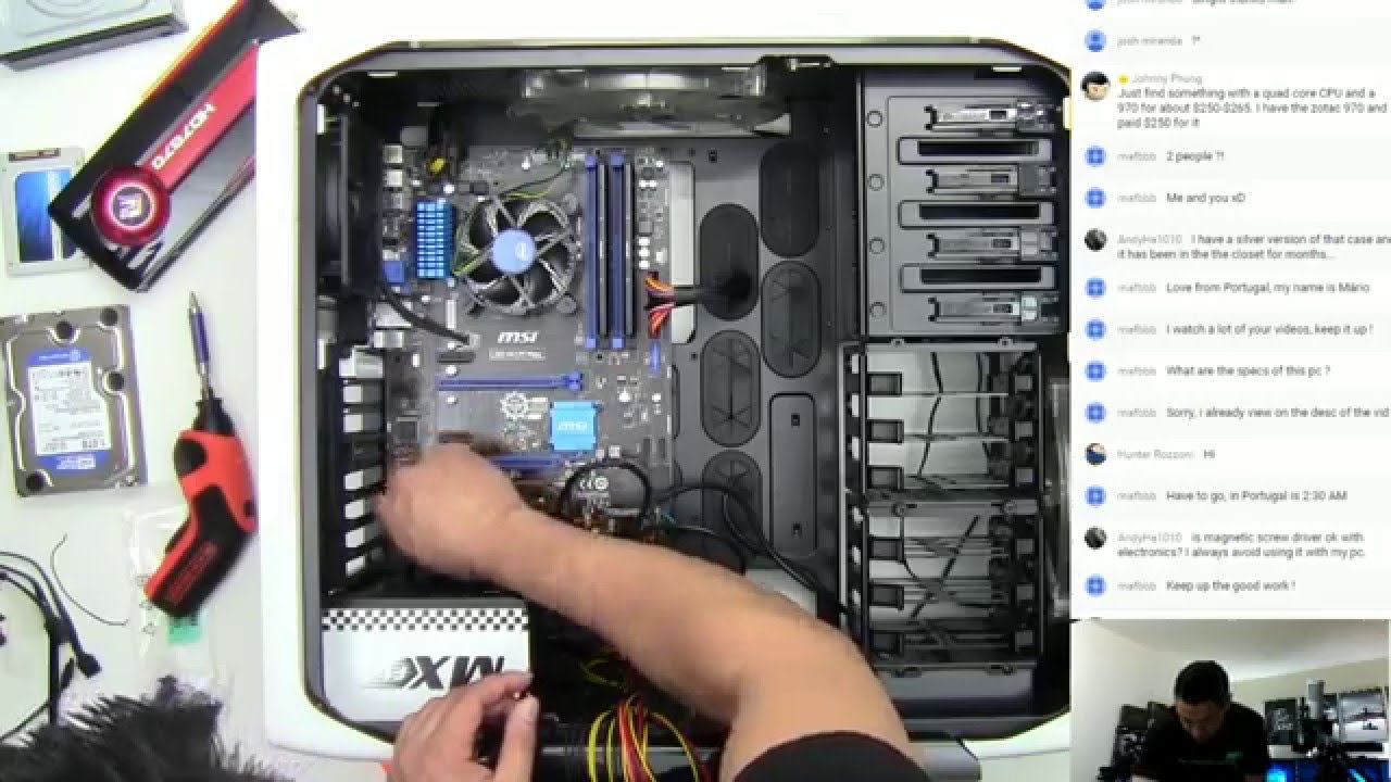 20 Minute Z87 Speed Build 2nd Attempt Live Stream YouTube