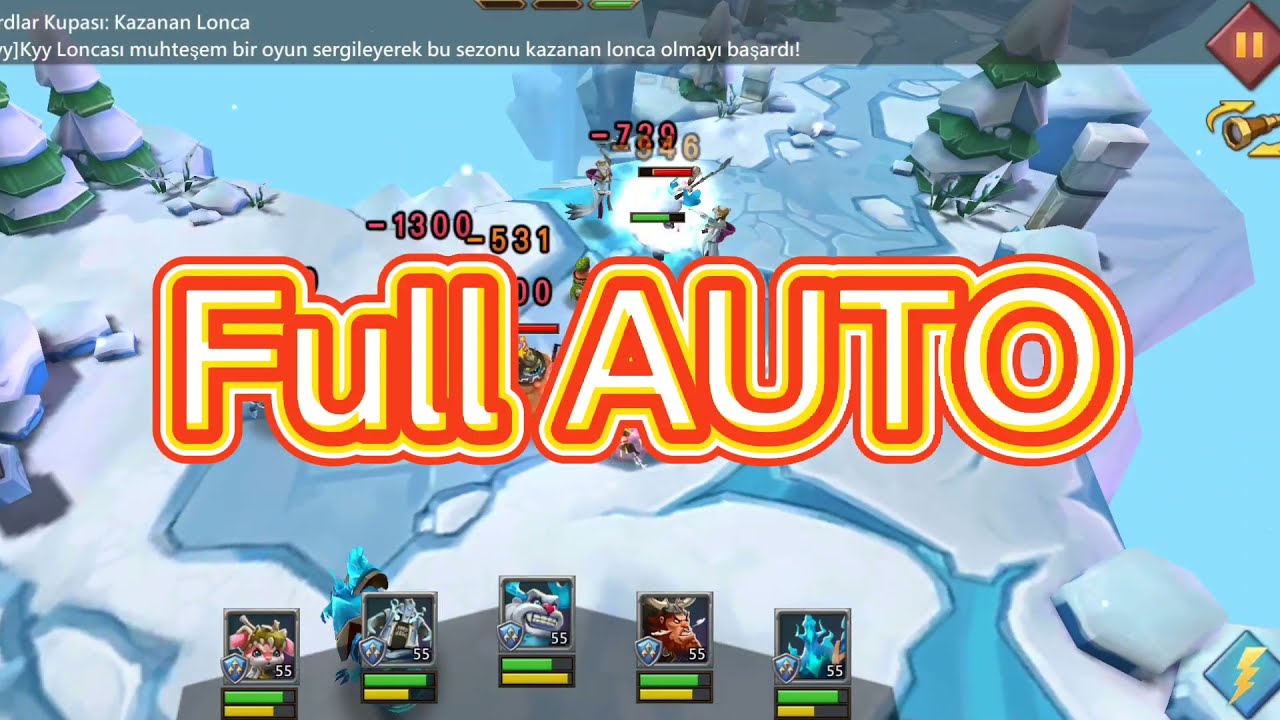 Lords mobile Barbarian Gothrak limited Stage 5 AUTO |Barbarian stage 5 |Barbaric journey stage 5