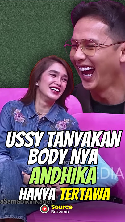PERTANYAAN USSY DIKA HANYA SENYUM 🤣 || #brownies #andhikapratama #ussy #viral #viralvideo