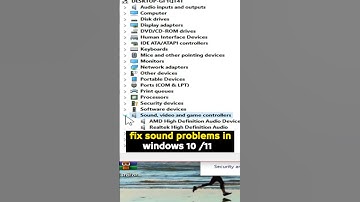 How to Fix No Audio Sound Issues in Windows 10 /11