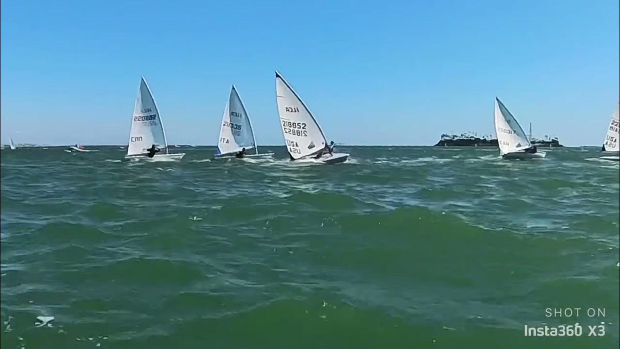 ILCA Midwinters West 2023 Race 2 Finish YouTube