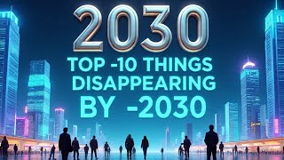 Top 10 Things Disappearing by 2030