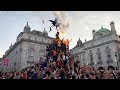 French Fans celebrate France’s World Cup 2018 Victory Win at Piccadilly Circus, London UK (in 4K)