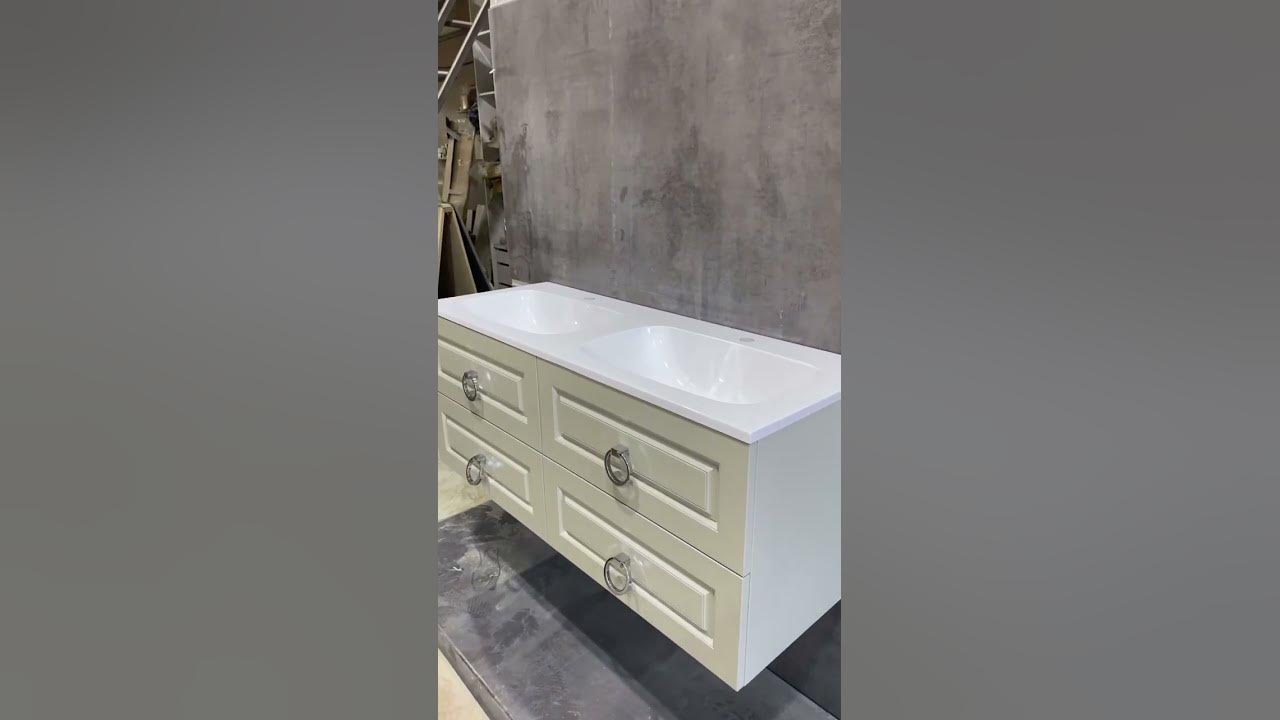 Тумба с двумя раковинами на заказ. Мебель для ванной комнаты на заказ ...