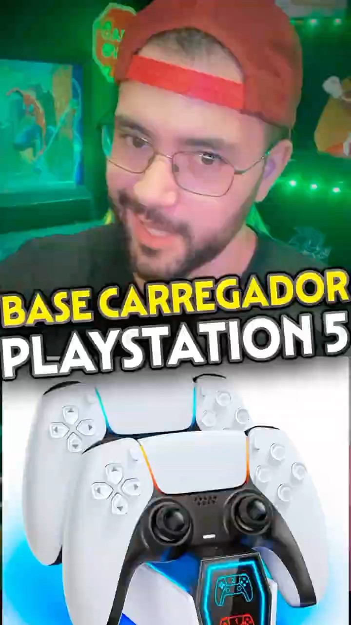 Base carregador do playstation 5 na temu é bom? Análise