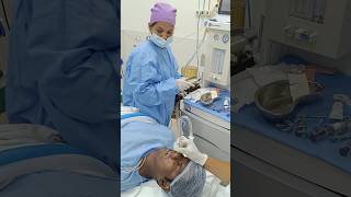Man goes under Anesthesia before surgery