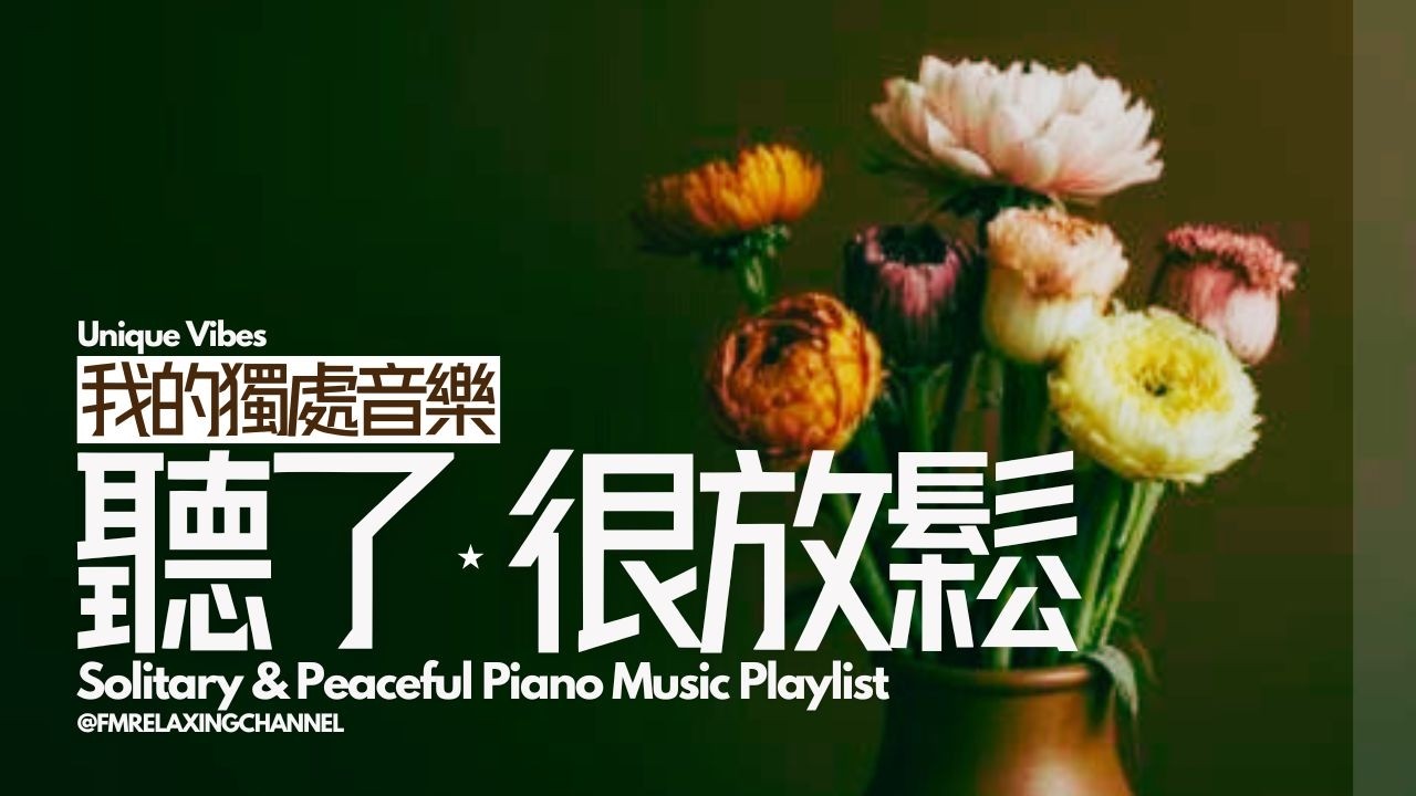 【SOLITARY PIANO LOFI MUSIC】平靜舒緩的旋律，能有效減輕壓力，讓人沉浸在放鬆與寧靜的心境中。這段音樂特別適合獨自享受，非常適合用來緩解壓力、平靜心情，並在工作和學習時使用