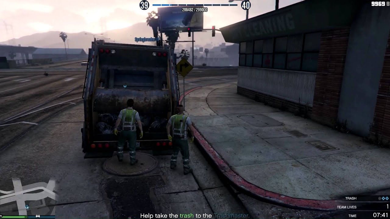 GTA 5 ONLINE Heist Series A Trash Truck 60fps Gameplay PC HD 