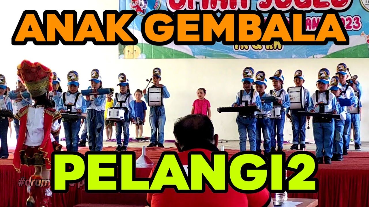 Konser Drum Band TK Lagu Anak gembala - Pelangi pelangi