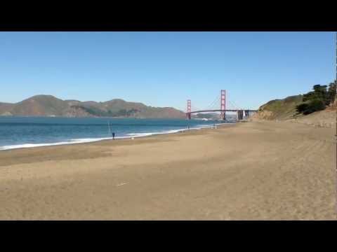 Great Views of Golden Gate Bridge From Baker Beach Wedding Location In San Francisco