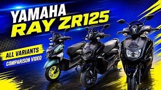 2026 Yamaha RayZR 125 All Variants Detailed Compare Video | 2026 Yamaha RayZR 125 Street Rally Price