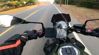 Kawasaki Z650 ride with Aprilia RSV4