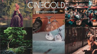 How to Edit Professional Cinematic Gold Photography | Mobile Lightroom Presets Free Download screenshot 5