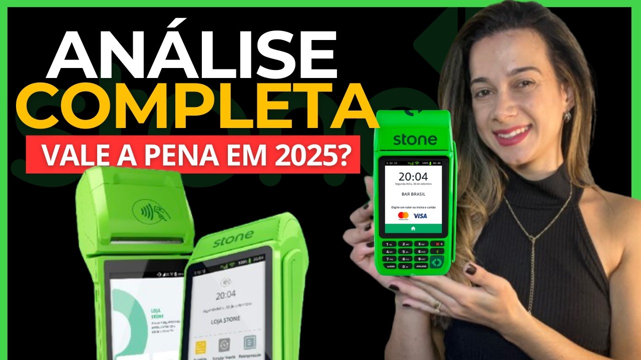 MÁQUINA de CARTÃO STONE tem as MENORES TAXAS em 2025? Vale a pena ...