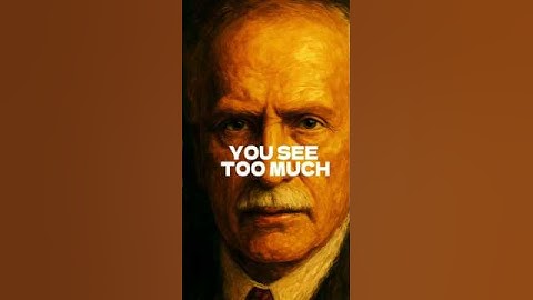 When Seeing Too Much Becomes Dangerous | Carl Jung psychology