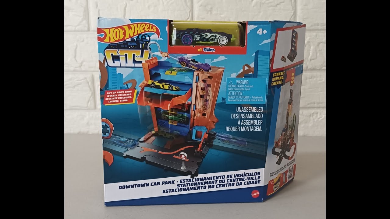 Unboxing of HOT WHEELS CITY DOWNTOWN CAR PARK YouTube