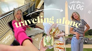 traveling *alone* for the first time (DC VLOG)