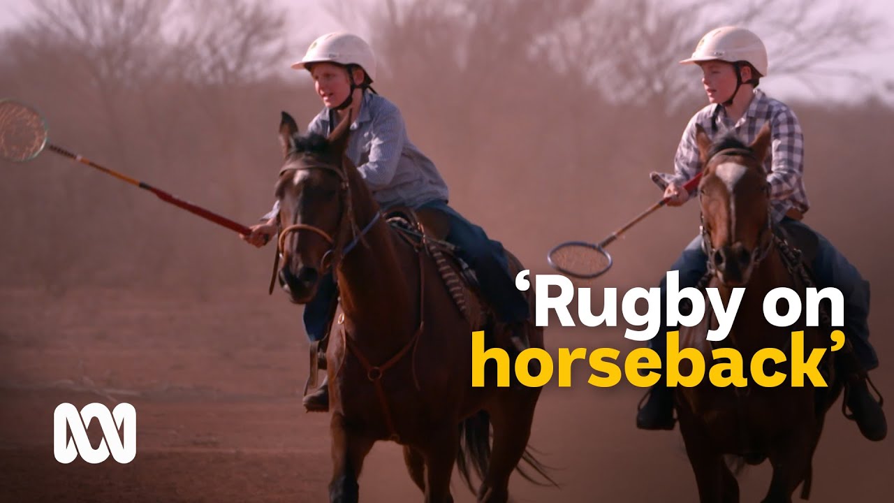 Polocrosse – 'rugby on horseback' 🏉🐎 | Back Roads | ABC Australia