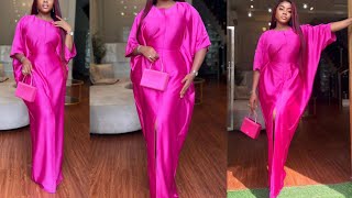 How to Cut and Sew a KAFTAN/BUBU Dress with a Tight waist.