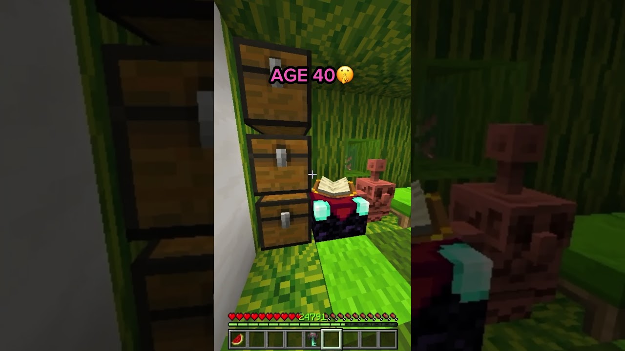 Bases at Avery Age in Minecraft?￼￼🤔(wait Dubidubidu😂) #minecraft #shorts
