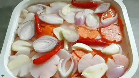 Cách làm dưa chua củ cải cà rốt nhanh ăn ngày tết ngon/Môn ăn vặt ngon