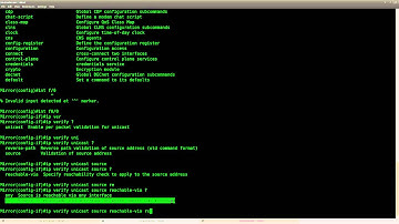 Unicast Reverse Path Forwarding
