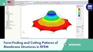 Webinar | Form-Finding and Cutting Patterns of Membrane Structures in RFEM screenshot 5