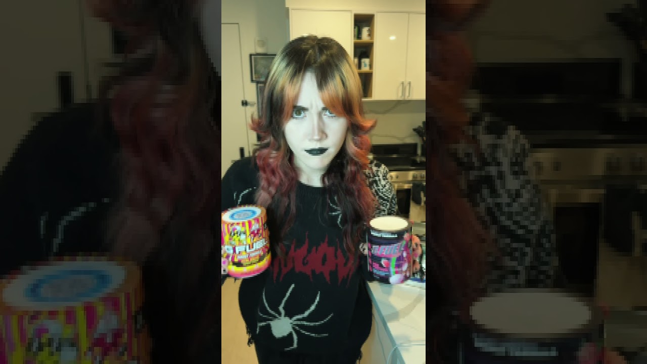 POV: You Let the Weird Goth Girl Inside… #gfuel #pointandclick #horror #goth #gothgirl #skit