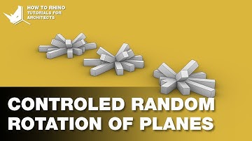 Controlled Random Rotation and Extrusion of Normal Planes in Grasshopper