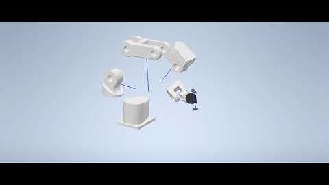 3D robot arm models assembly by Autodesk Inventor