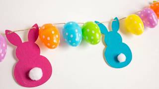 Simple & Sweet Easter Bunny Garland Video