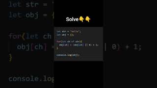 Javascript machine coding question solve and comment the answer👆