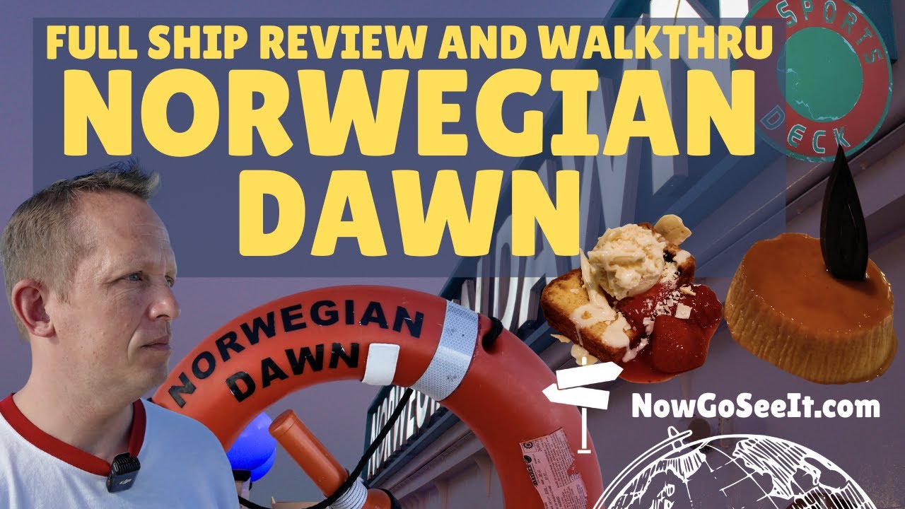 Norwegian DAWN Ship Tour: Embarkation CHAOS! We Review Food, Entertainment, Bars, Spaces and More!