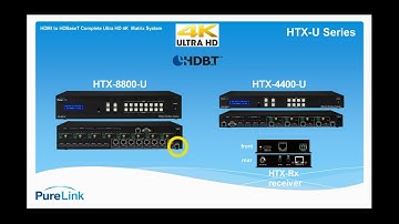 PureLink HTX HDMI HDBaseT matrixes
