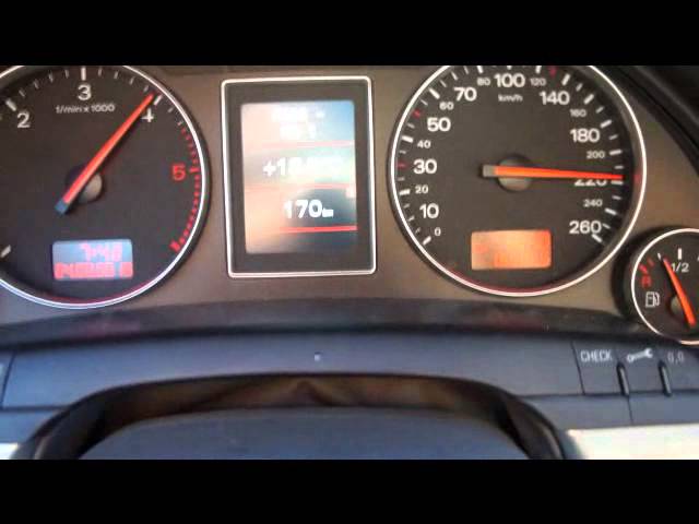 Audi A4 2.5 TDI 300PS beschleunigung tuning V6