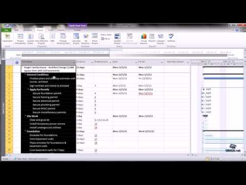 Microsoft Project Tutorial 3.7 Checking the Plan's Duration