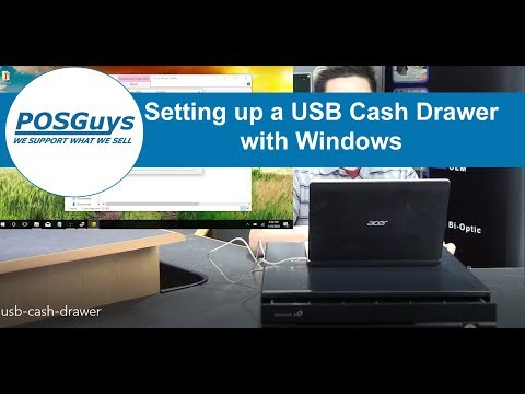 Setting up a USB Cash Drawer (CR3000 & Win10)