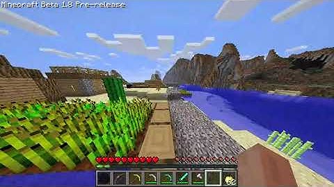 Minecraft Beta 1.8 Prerelease Gameplay