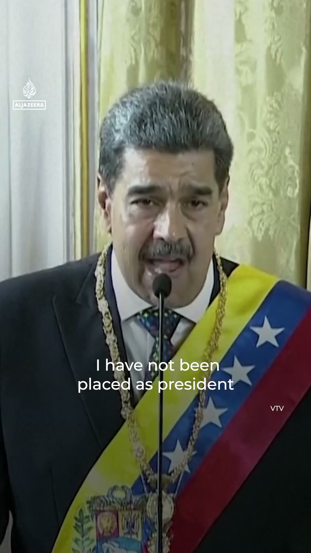 Venezuela’s Maduro sworn in for third consecutive term as president | AJ #shorts