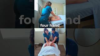Four Handed Massage 💆🏻‍♀️ #massage #massagetherapy #asmrmassage