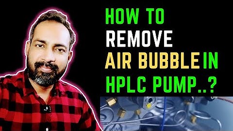 # 1 Most Common Problem in HPLC: Air Bubble in the Pump | hindi