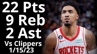 Kenyon Martin Jr. 22 Points Vs Clippers Highlights